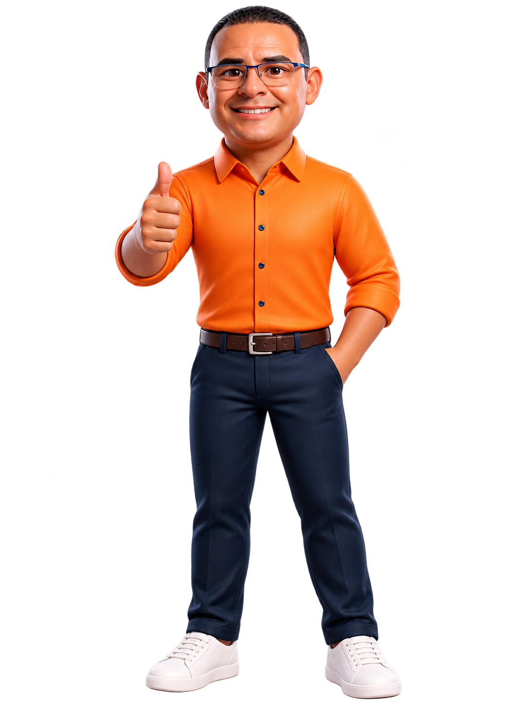 Avatar de Dito dos Transportes fazendo sinal de positivo